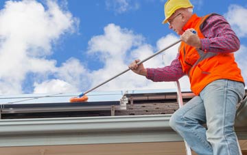 Pontblyddyn soft wash roof cleaning